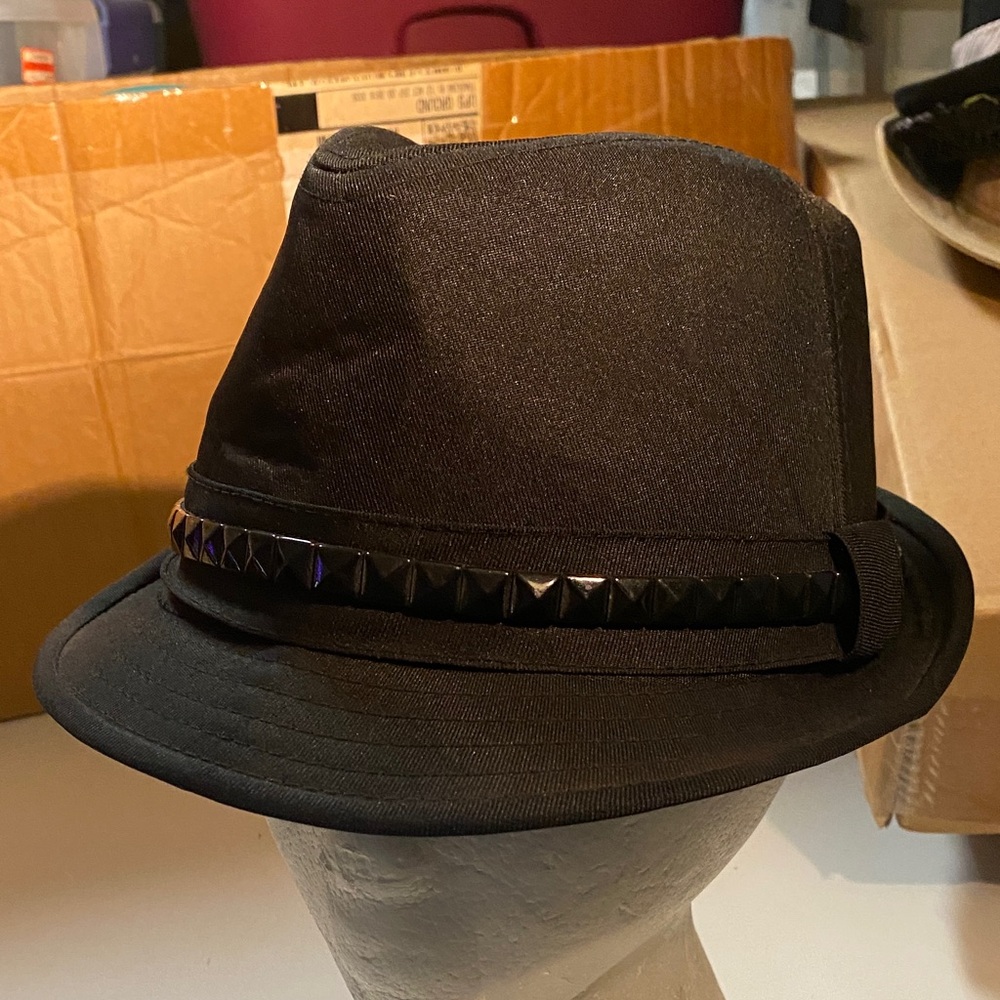 Nicole Marciano Women’s Studded Stylish Black Fedora Hat